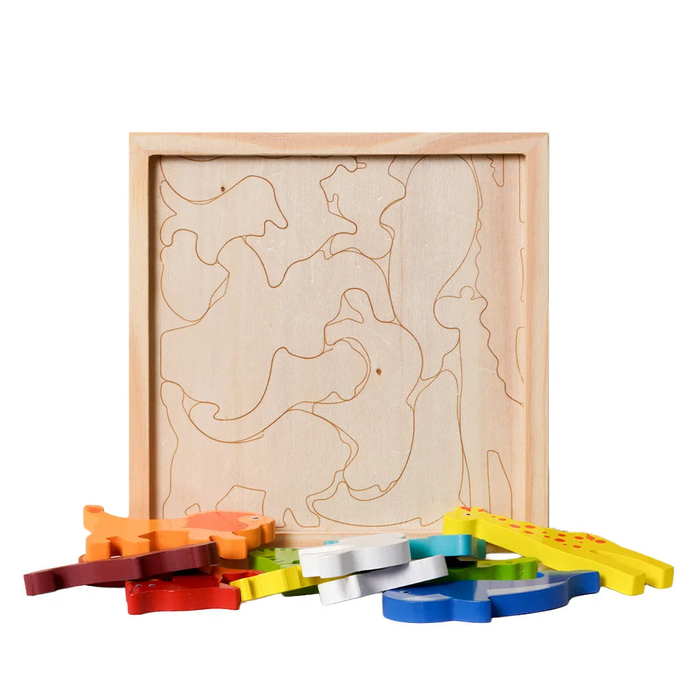 3D Puzzel - Balansspel - Dierentuin