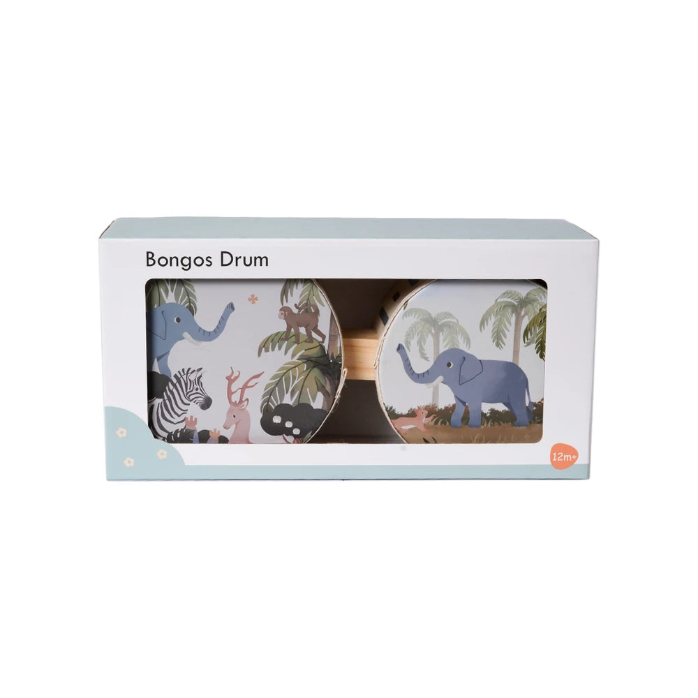 Houten Bongos Drum Dieren 7 | Fantastic Gifts
