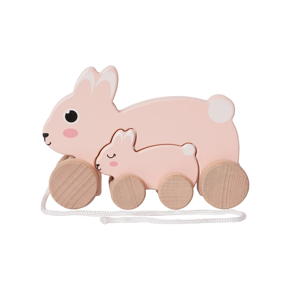 Houten Trekdier - Konijn 1 | Fantastic Gifts