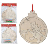 DIY Kerstbal Kleurset met Viltstiften "Kerstman" | Fantastic Gifts Shop