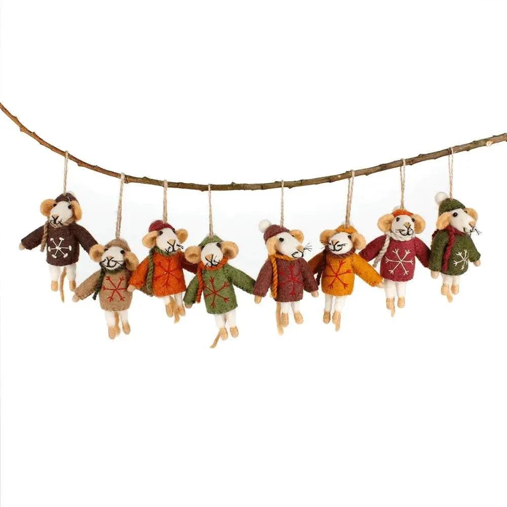 Hanger - Muis Donkerbruin | Fantastic Gifts Shop