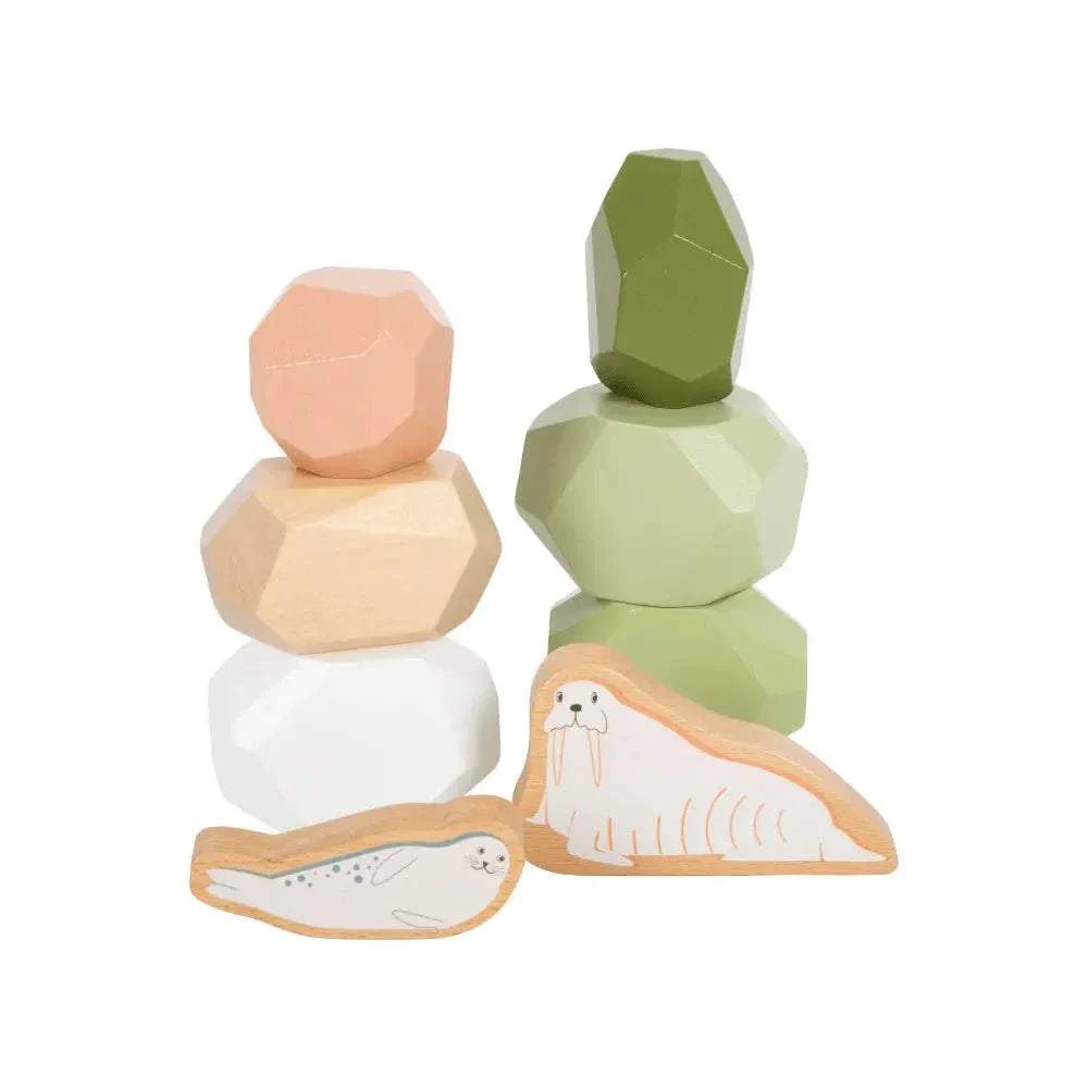 Houten Balans Blokken Noordpool | Fantastic Gifts Shop