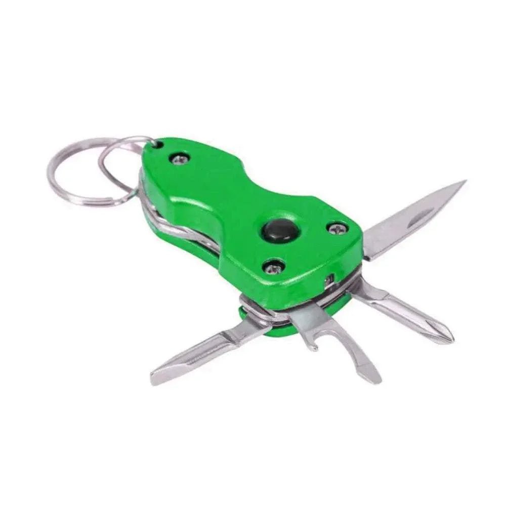 Multitool - Sleutelhanger Groen | Fantastic Gifts Shop