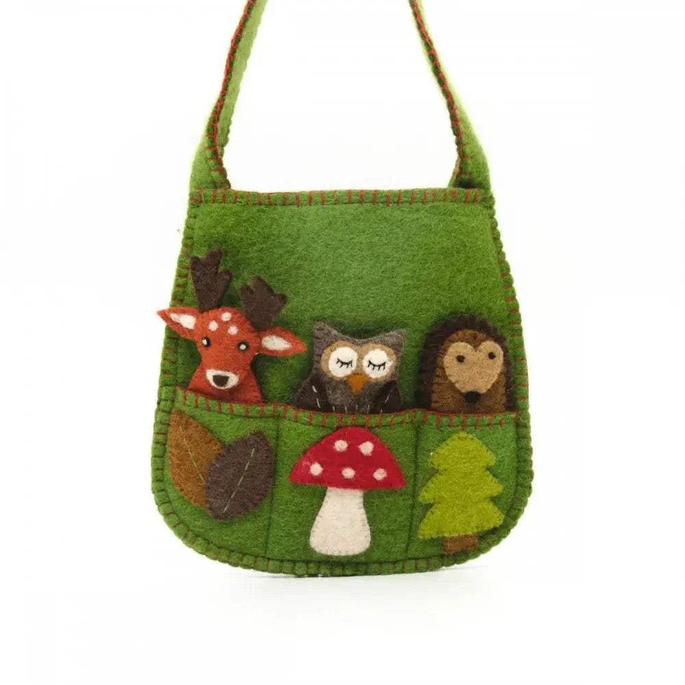 Tas - Vingerpopjes Bosdieren | Fantastic Gifts Shop