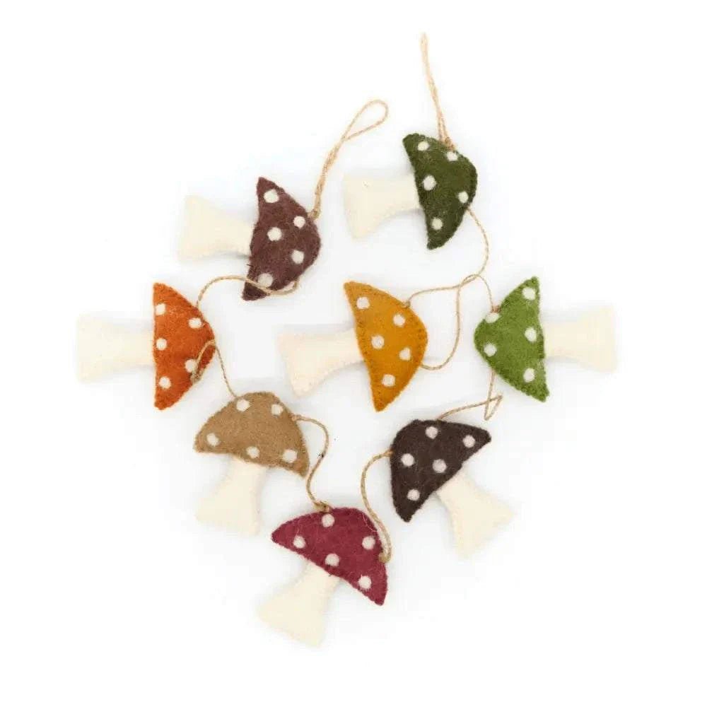 Viltslinger - Paddenstoel Aardetinten | Fantastic Gifts Shop