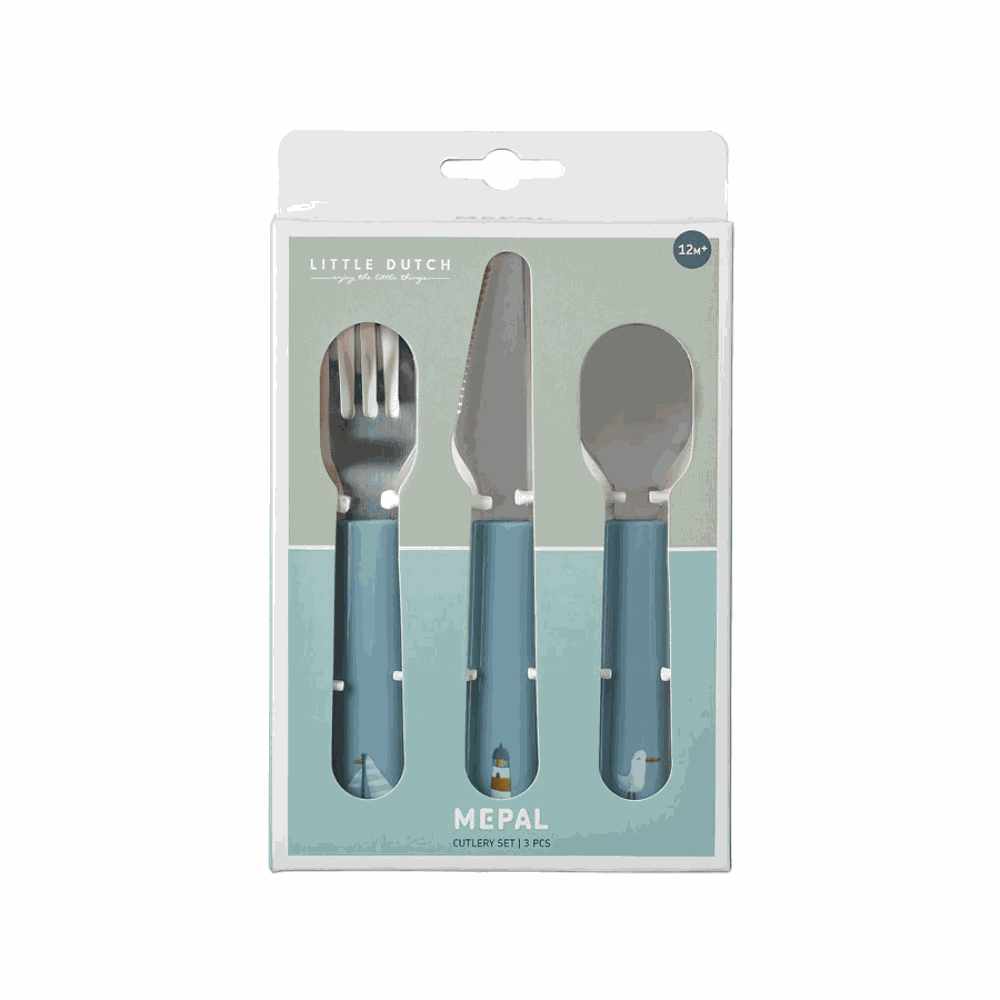Mepal Kinderbestek - Blauw | Fantastic Gifts Shop