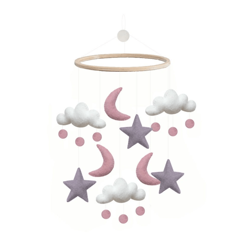 Mobiel - Sterrenhemel Roze/Paars | Fantastic Gifts Shop